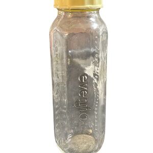 Everalto Clear Glass Bottle with Yellow Lid
